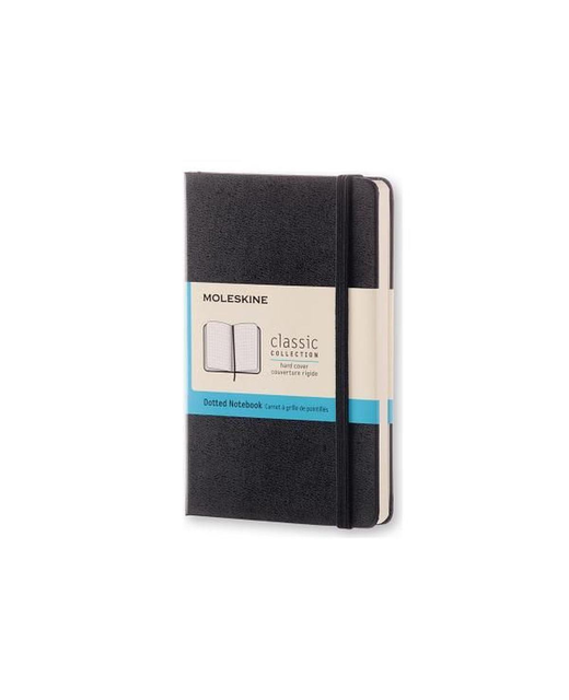 MOLESKINE CLASSIC NOTBOOK DOTTED HARBACK BLACK