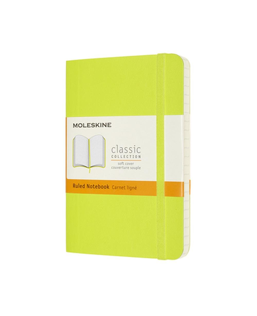 MOLESKINE CLASSIC NOTEBOOK RULED LEMON GREEN