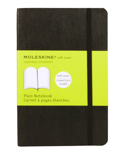 MOLESKINE CLASSIC NOTEBOOK PLAIN SOFTCOVER BLACK