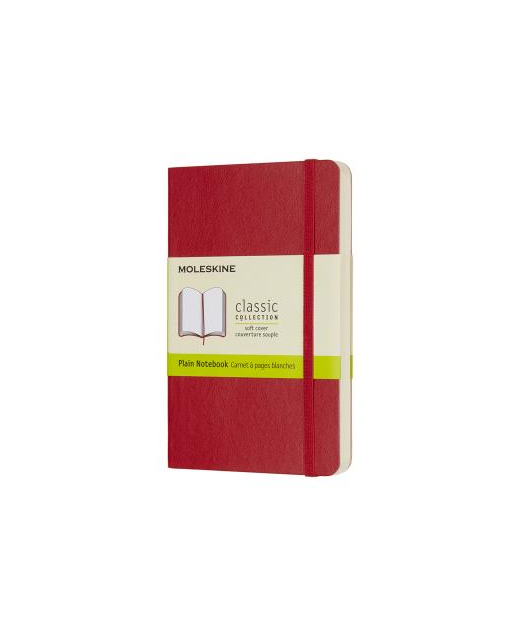 MOLESKINE CLASSIC NOTEBOOK PLAIN SOFTCOVER RED