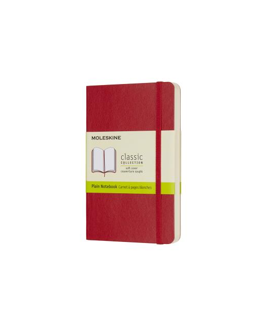 MOLESKINE CLASSIC NOTEBOOK PLAIN SOFTCOVER RED