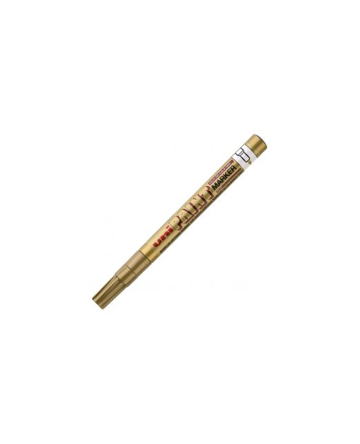 UNI PAINT MARKER 1.2MM BULLET TIP GOLD PX-21