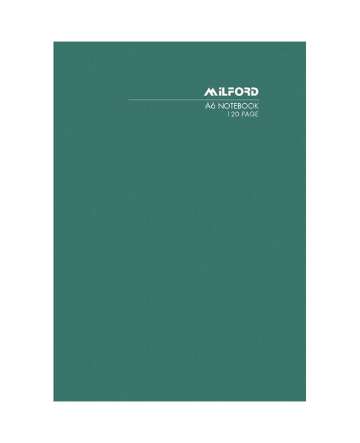 NOTEBOOK A6 MILFORD LINED 120 PAGE SOFT COVER