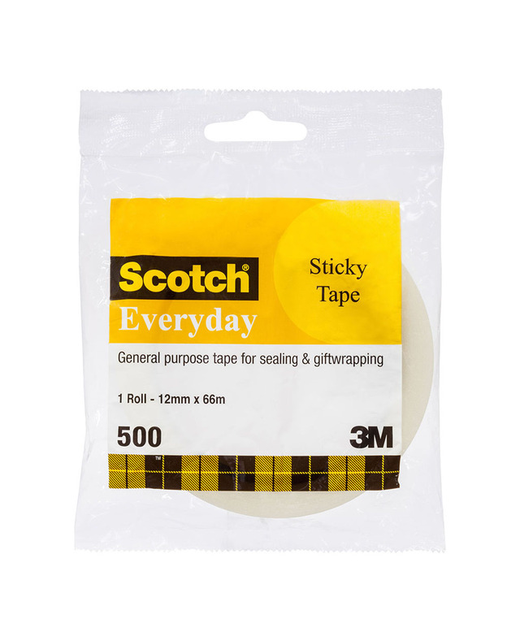 EVERYDAY TAPE SCOTCH  500 12MM X 66MM