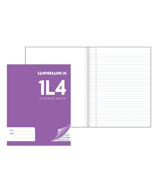 EXERCISE BOOK WARWICK SCIENCE 1L4 28LF