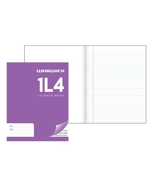 EXERCISE BOOK WARWICK SCIENCE 1L4 28LF