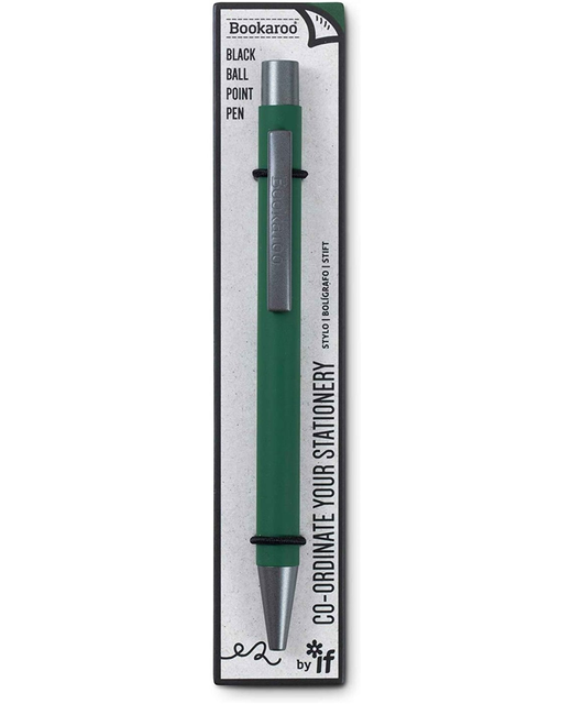 BOOKAROO PEN BALLPOINT FOREST GREEN