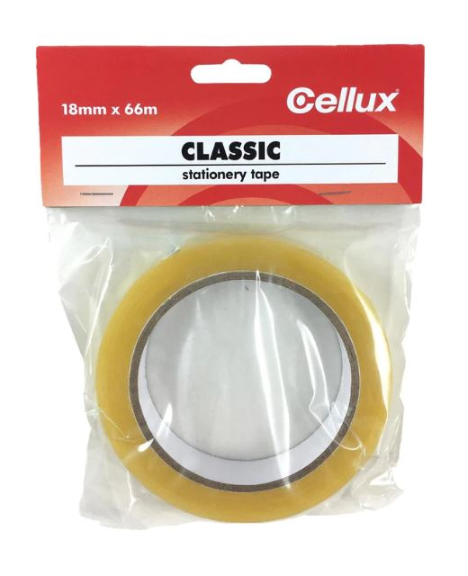 TAPE CLASSIC CELLUX 18MMX66MM