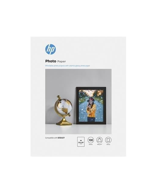 PHOTO PAPER HP A4 180 GSM GLOSSY PACK OF 100