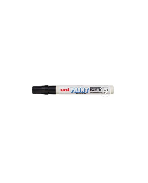 UNI PAINT MARKER 2.8MM BULLET TIP BLACK PX-20