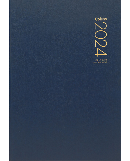 DIARY 2024 Collins Diary A51A Navy Appointment Even Year