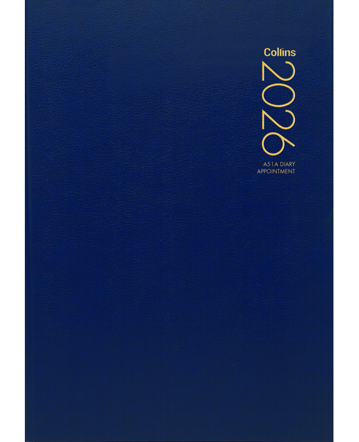 DIARY 2026 Collins Diary A51A Navy Appointment Even Year