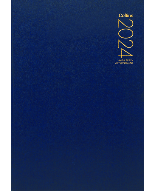 DIARY 2024 Collins Diary A41A Navy Appointment Even Year