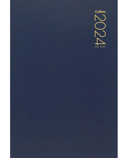 DIARY 2024 Collins Diary A42 Navy Even Year