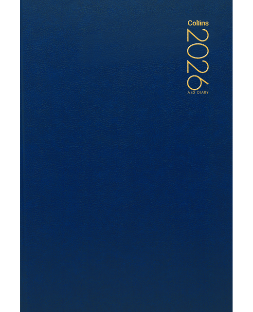 DIARY 2026 Collins Diary A42 Navy Even Year