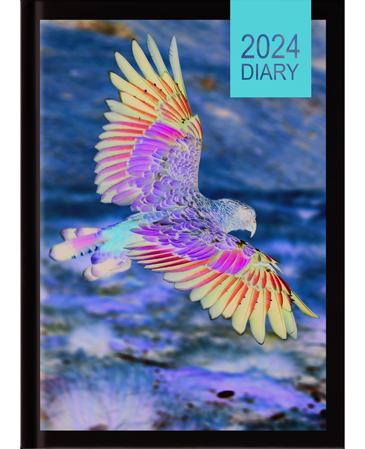 DIARY 2024 Collins A51 NZ Birds Day to Page Diary Even Year
