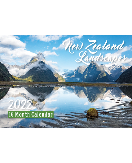 Calendar 2022 Biscay 16 Month NZ Landscapes