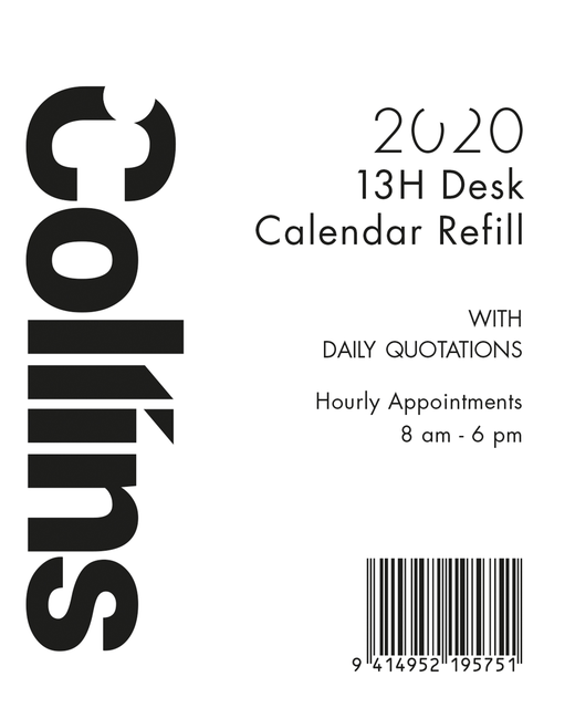 Diary 2024 Collins Calendar Refill 13H