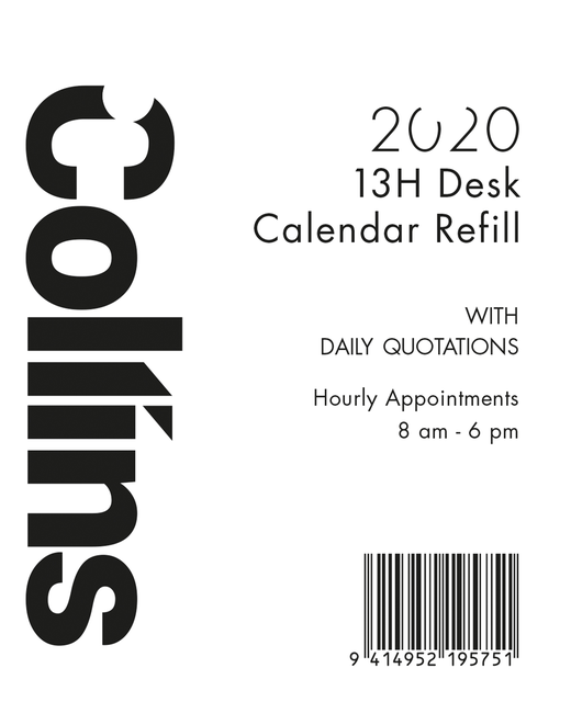 Diary 2025 Collins Calendar Refill 13H StationeryDiaries Onehunga