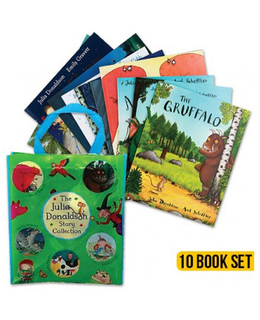 The Julia Donaldson Story Collection 10-Book Set w/ Tote Bag