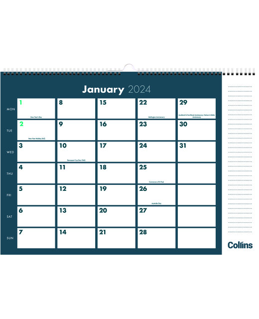 Calendar 2022 Collins Planner StationeryDesk Accessories Onehunga