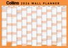 WALLPLANNER 2026  COLLINS A3 LAMINATED EVEN YEAR