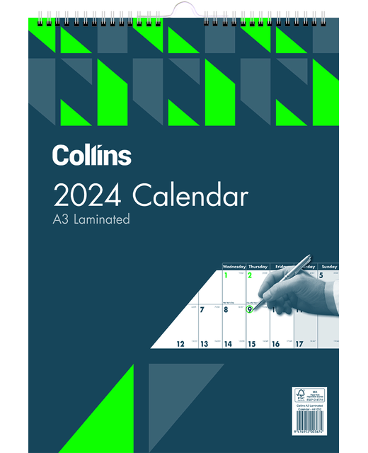 Calendar 2022 Milford A3 MTV Laminated - Stationery-Diaries : Onehunga