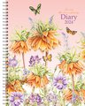 DIARY 2024 Collins J. Brinkman Flower Series 230x167MM Week To View Wiro Diary Even Year