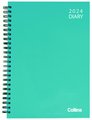 DIARY 2024 Collins Diary A53 Vivid Wiro Hardcover Even Year