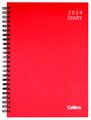 DIARY 2024 Collins Diary A53 Vivid Wiro Hardcover Even Year