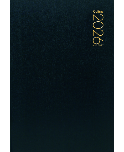 DIARY 2026 Collins Diary A42 Black Even Year