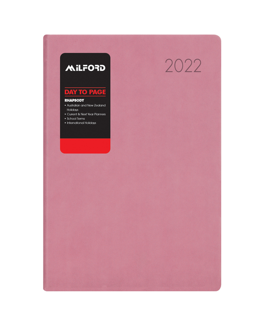 Diary 2022 Milford Rhapsody A41A