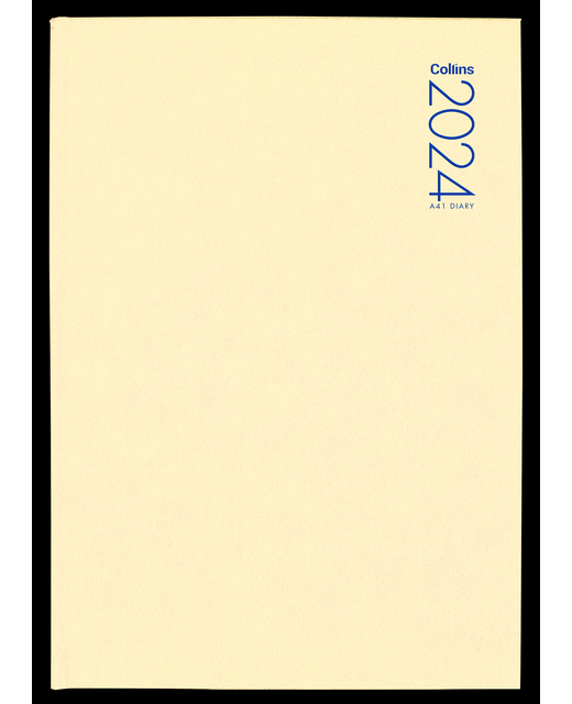 DIARY 2024 Collins Diary A41 Black Even Year