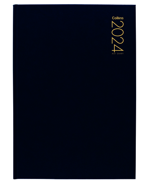 DIARY 2024 Collins Diary A41 Black Even Year