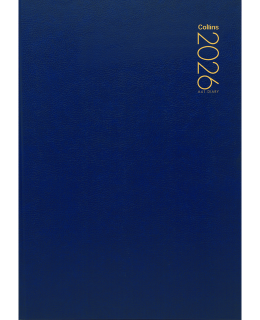 DIARY 2026 Collins Diary A41 Navy Even Year