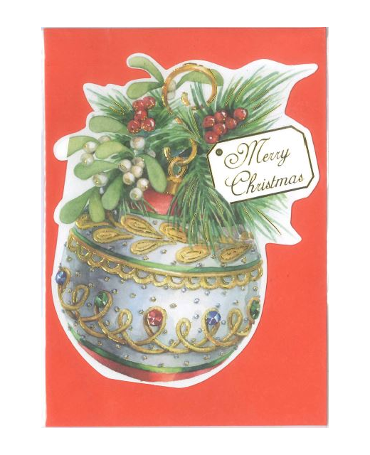 Christmas Card - Ornate Bubble
