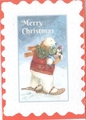 Christmas Cards - Polar Bear Skiing