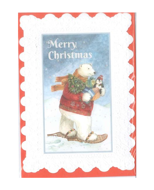 Christmas Cards - Polar Bear Skiing