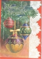Christmas Card - Ornaments On Tree