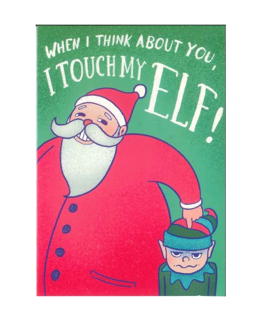 Christmas Card - Touch My Elf!