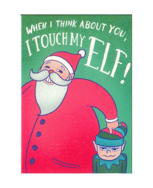 Christmas Card - Touch My Elf!