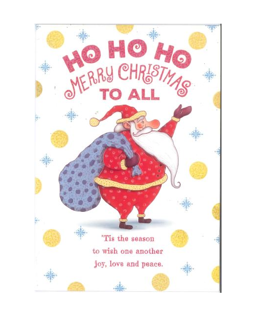 Christmas Card - Ho Ho Ho