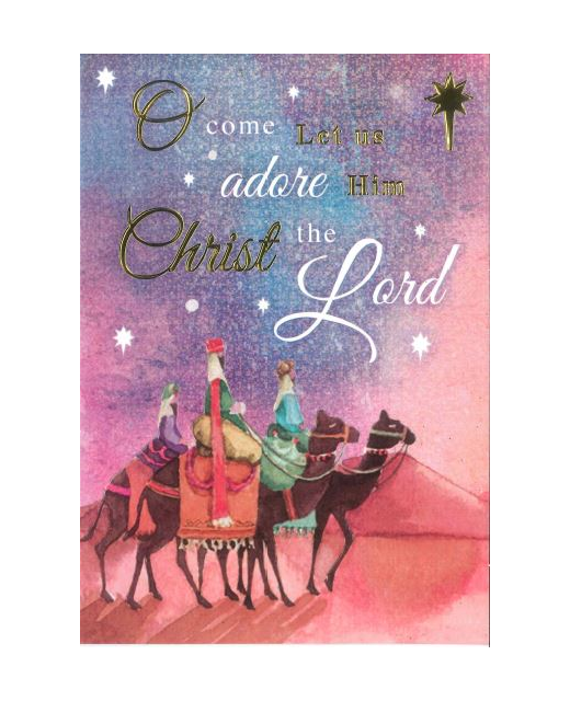 Christmas Card - Let Us Adore
