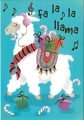 Christmas Card - La La Llama