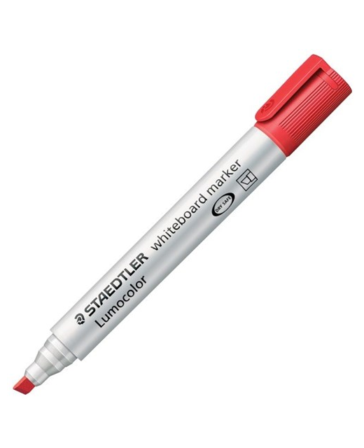 WHITEBOARD MARKER  STAEDTLER CHISEL TIP RED