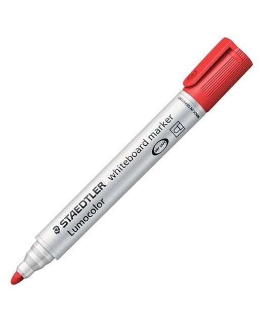 WHITEBOARD MARKER  STAEDTLER BULLET TIP RED