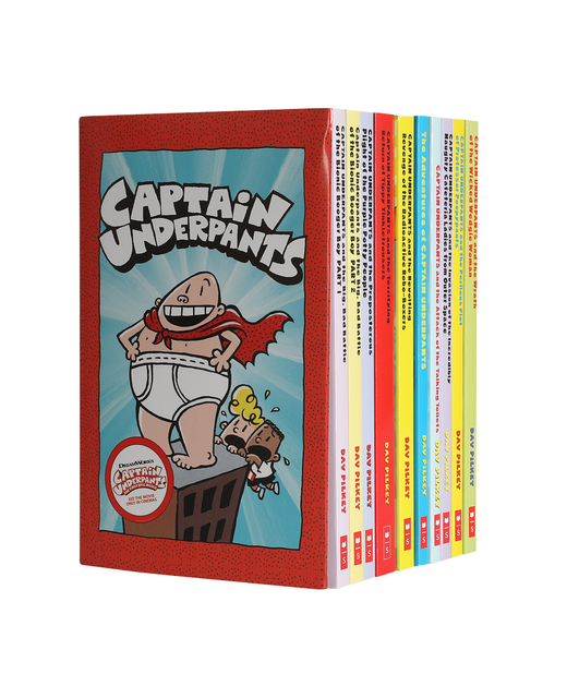 Captain Underpants 10 Book Set