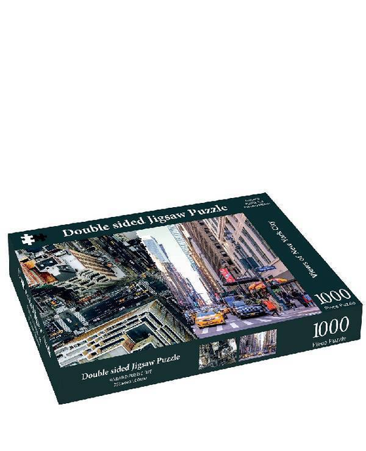 1000PC Double Sided Puzzle Views of New York City