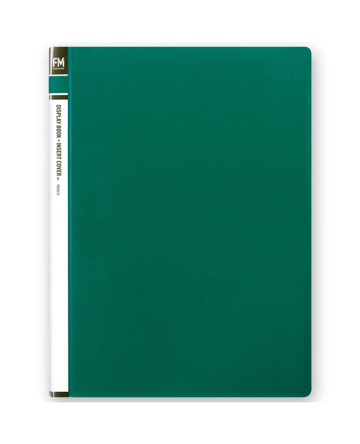 Display Book Fm Book A4 40 Pocket Green