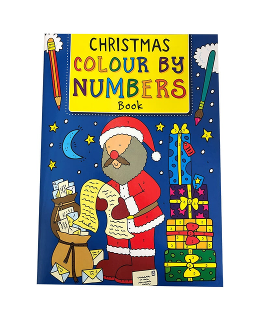 Christmas Colour By Numbers Book